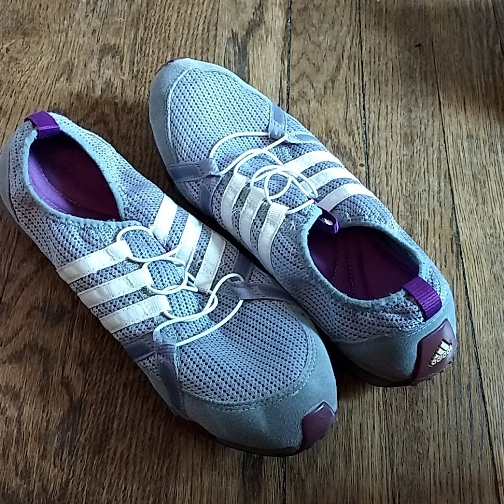 Adidas slip ons!